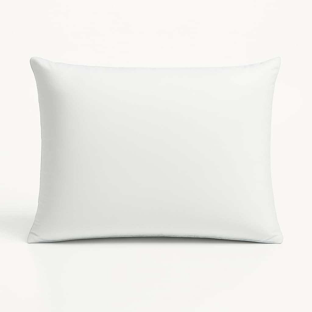 Bed Pillow for Back and Side Sleepers – Standard/Queen Size with Extra Firm Support, Soft Cover, Comfortable for Home or Guest Bedrooms