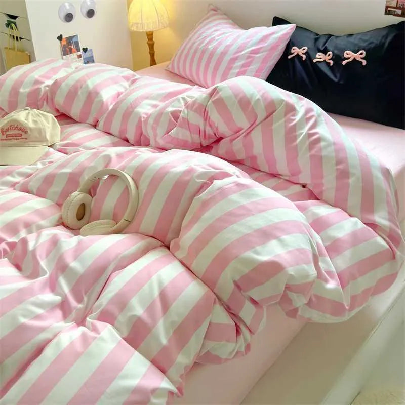 Bedding Set with Pillowcase bed sheet Single Full Size Bed Linen Duvet Cover Set Queen/King Double Comforter Cover