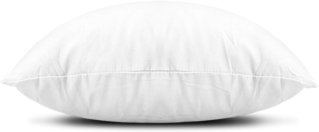 Throw Pillow Insert, Lightweight Soft Polyester Down Alternative Decorative Pillow, Sham Stuffer, Machine Washable. (White, 12x20)