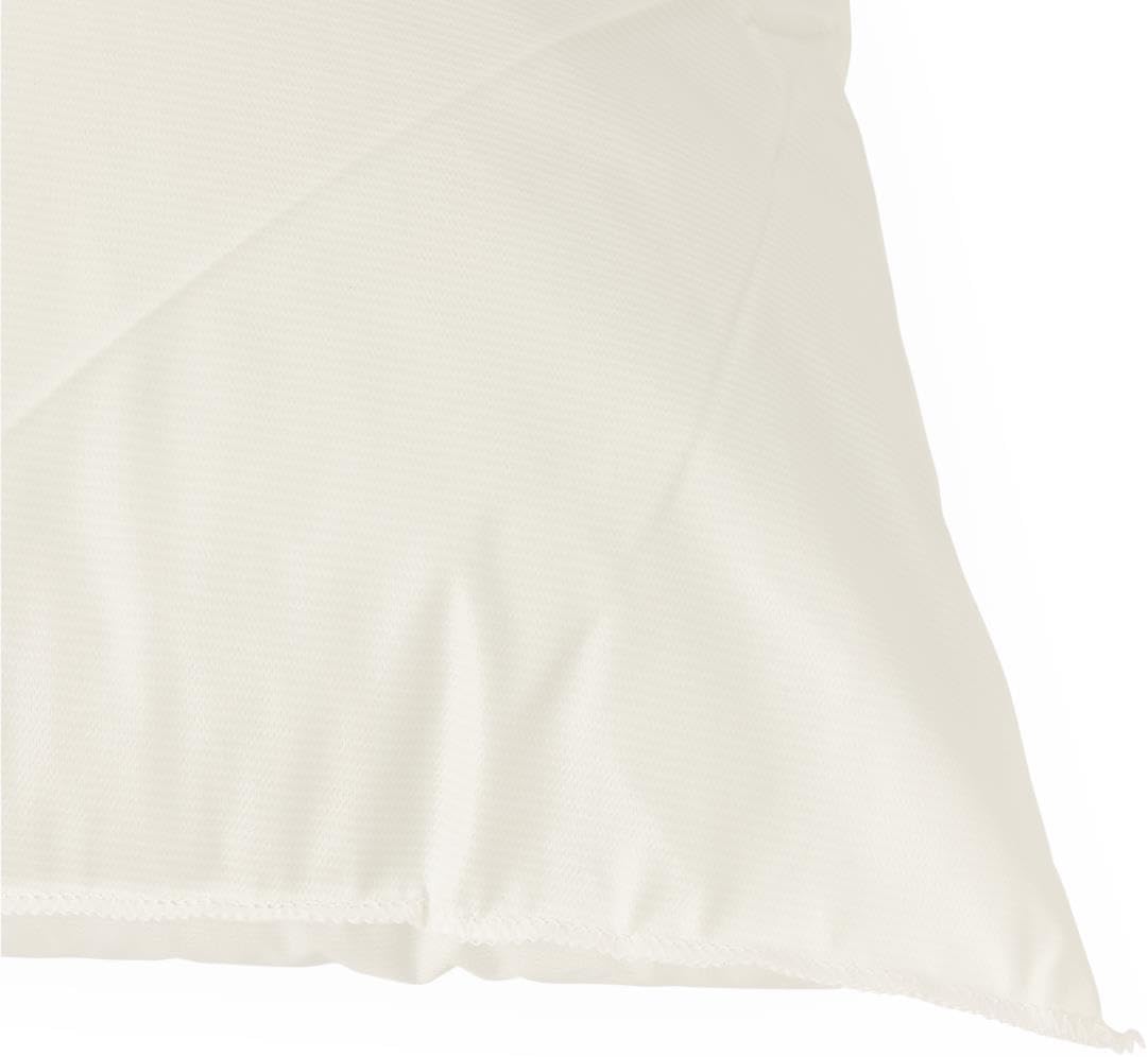 Wipeable Reusable Pillow with Vinyl Ticking, White, 18" x 24", Perfect for Healthcare Facilities and Home Use, Single Pack