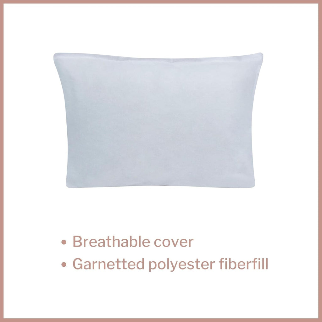 Disposable Bed Pillow [1 Count] Single Patient Use, White 17 in x 24 in