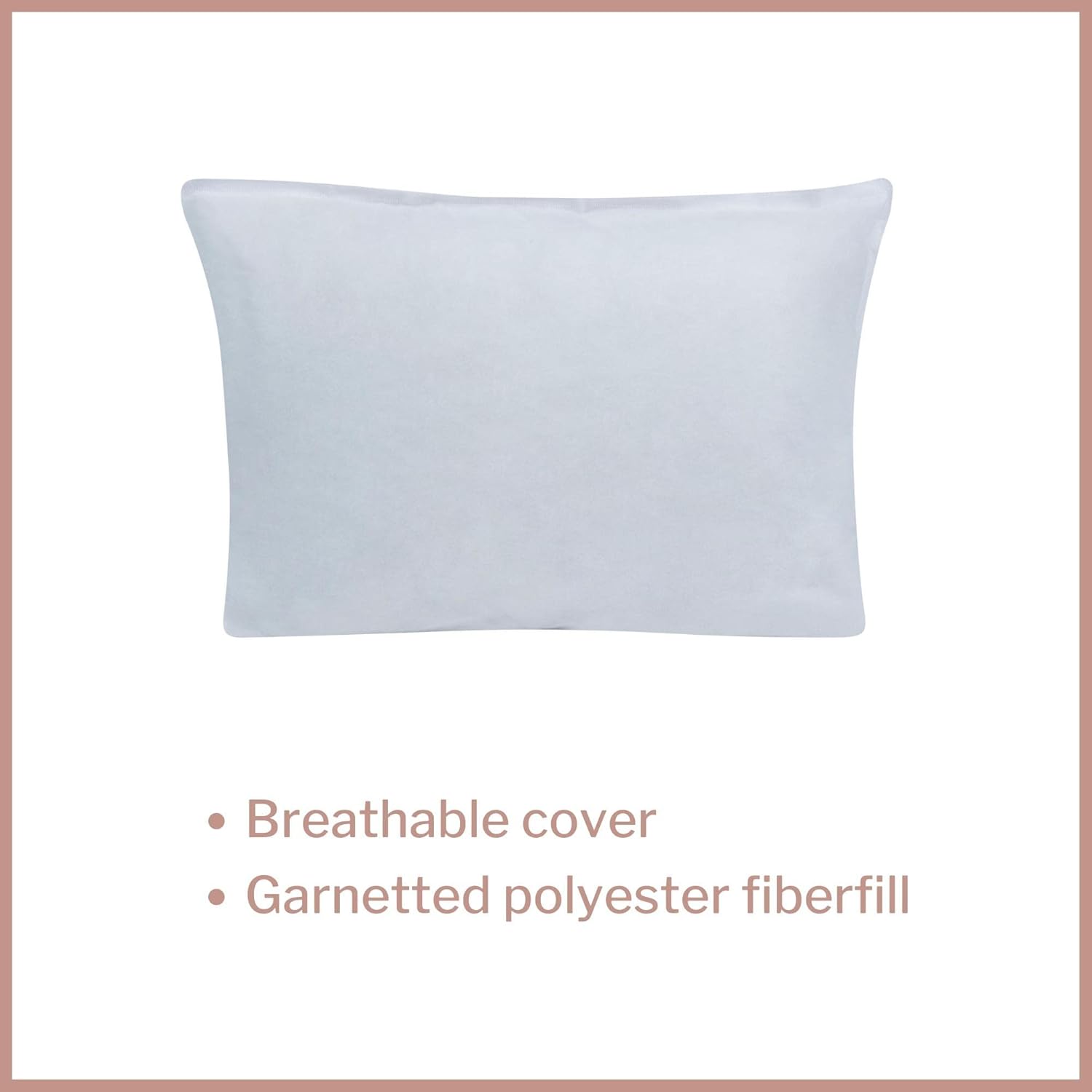 Disposable Bed Pillow [1 Count] Single Patient Use, White 17 in x 24 in
